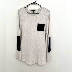 Contrast Neutral Sweater